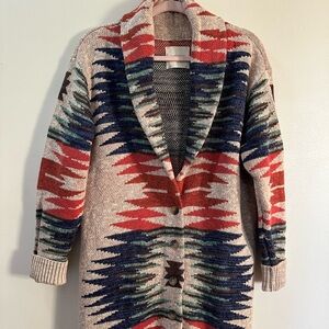 Lucky Brand Southwestern Cardigan Sweater